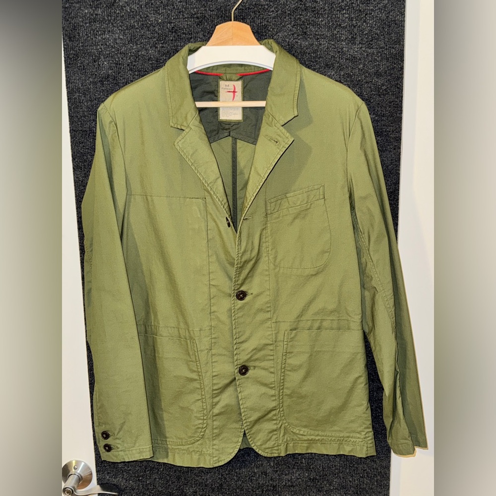 Relwen Flyweight Flex Blazer in Army Green